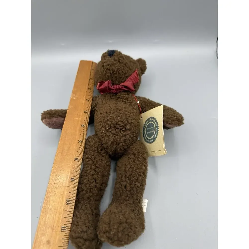 Boyds Bears Plush Teddy Brown 11” 1995 J.B. Bean & Associates w/ Hang Tag